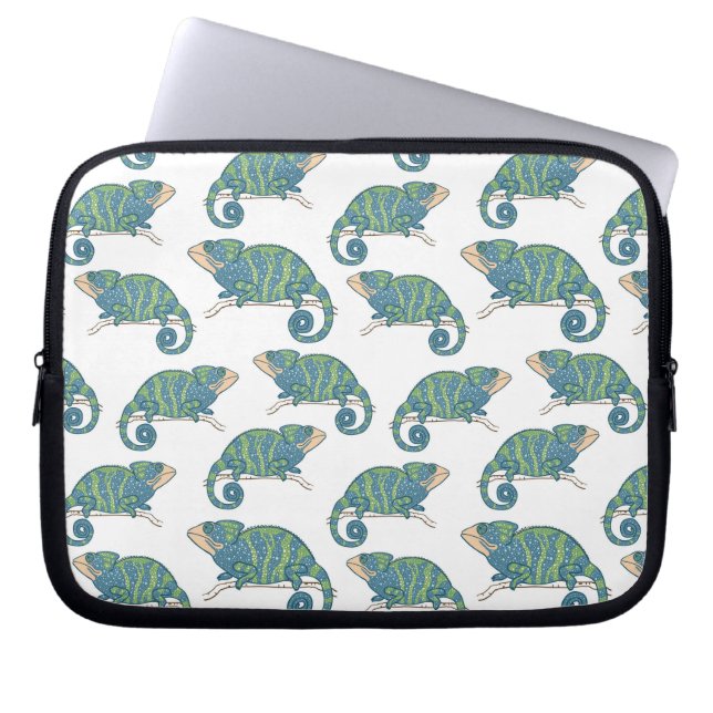 Chameleon Pattern Laptop Sleeve (Front)