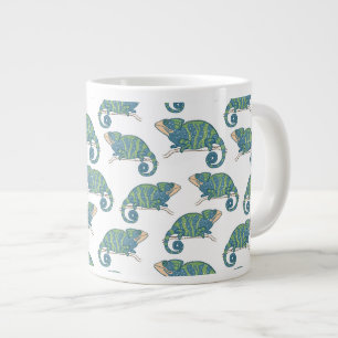 Chameleon Pattern Large Coffee Mug