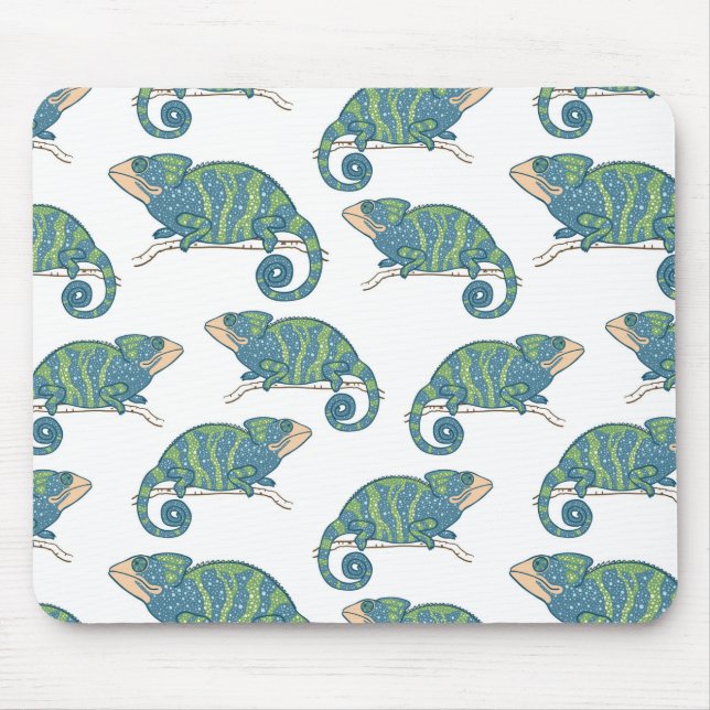 Chameleon Pattern Mouse Mat (Front)