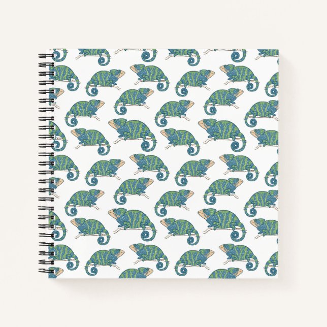 Chameleon Pattern Notebook (Front)