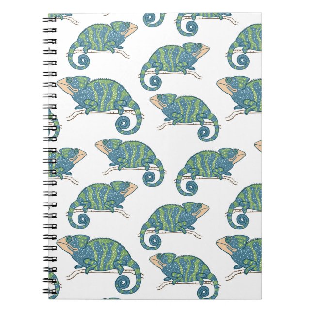 Chameleon Pattern Notebook (Front)