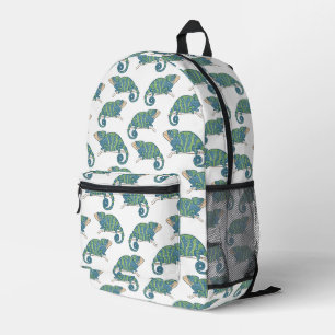Chameleon Pattern Printed Backpack
