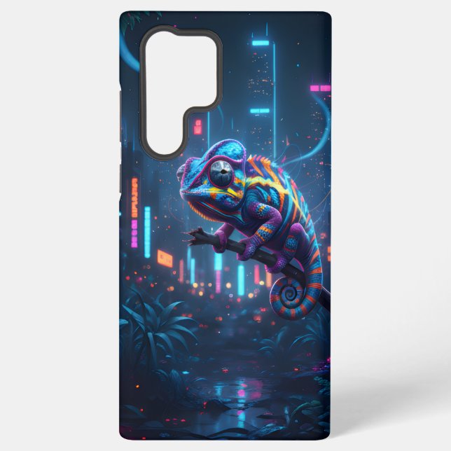Chameleon Phone Case Neon (Back)