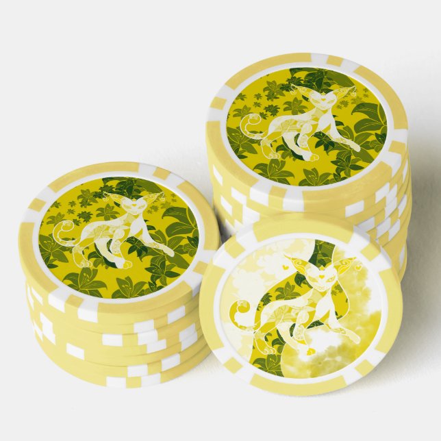Chameleon Poker Chips (Stack)