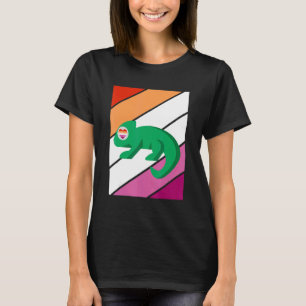 Chameleon Pride Lesbian Flag LGBTQ Proud Ally Prid T-Shirt