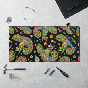 Chameleon Psychedelic Fantasy Desk Mat