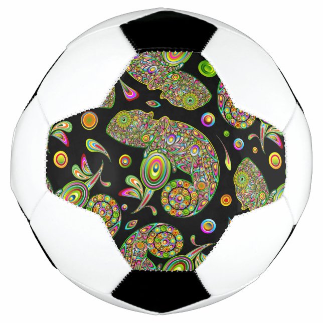 Chameleon Psychedelic Fantasy Football (Front)