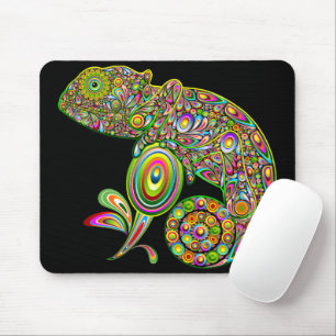Chameleon Psychedelic Fantasy Mouse Mat