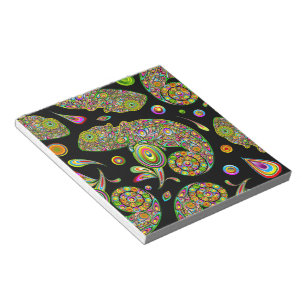 Chameleon Psychedelic Fantasy Notepad