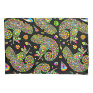 Chameleon Psychedelic Fantasy Pillowcase