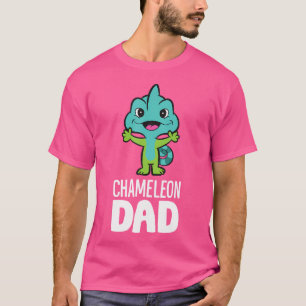 Chameleon Reptile Owner Funny Chameleon Dad T-Shirt