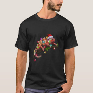 Chameleon Santa Ornat Decor T-Shirt