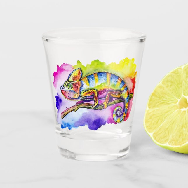 Chameleon Shot Glass (Front)