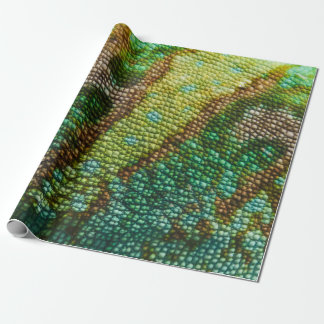 Chameleon Skin Texture Template Wrapping Paper