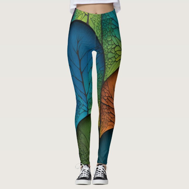 Chameleon texture leggings (Front)