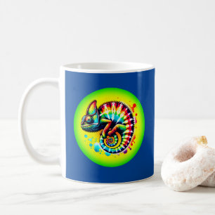 Chameleon Tie-Dye Coffee Mug