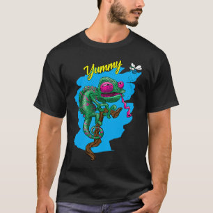 Chameleon Tropical Lizard Cool Jungle Animal Idea T-Shirt