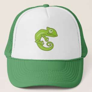 Chameleon trucker hat