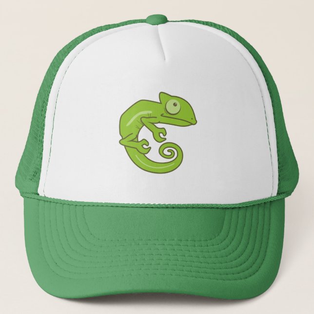 Chameleon  trucker hat (Front)