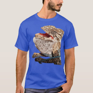 Chameleon With Open Mouth  Reptile Vector Art T-Shirt