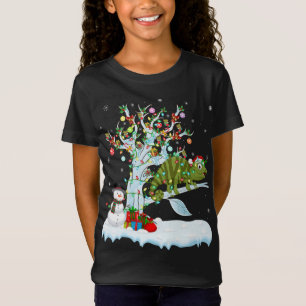 Chameleon Xmas Element Tree Lighting Chameleon Chr T-Shirt