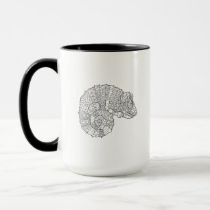 Chameleon Zendoodle Mug