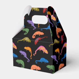 Chameleons Colourful Reptile Lizards Kids Favour Box