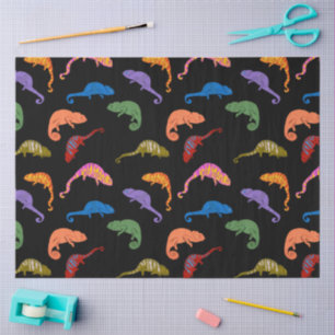 Chameleons Colourful Reptile Lizards Kids  Tissue Paper