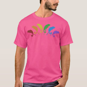 Chameleons Lgbt Rainbow Panther Veiled Lover Chame T-Shirt
