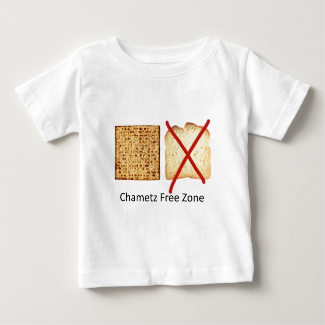 Chametz Free Zone Baby T-Shirt (Front)