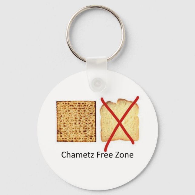 Chametz Free Zone Key Ring (Front)