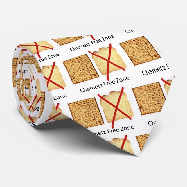 Chametz Free Zone Tie (Rolled)