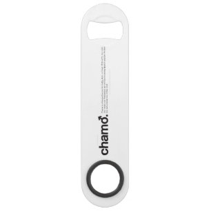 Chamo Black and White Bar Key