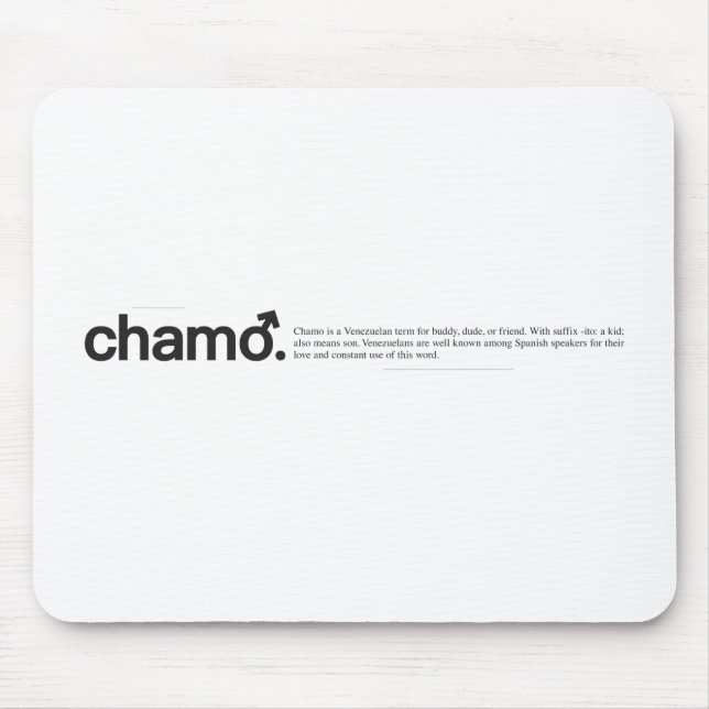 Chamo Mouse Mat (Front)