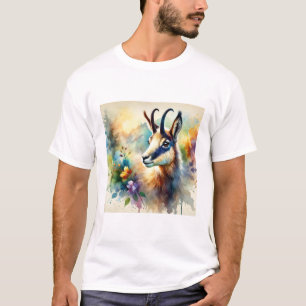 Chamois 111024AREF135 - Watercolor T-Shirt