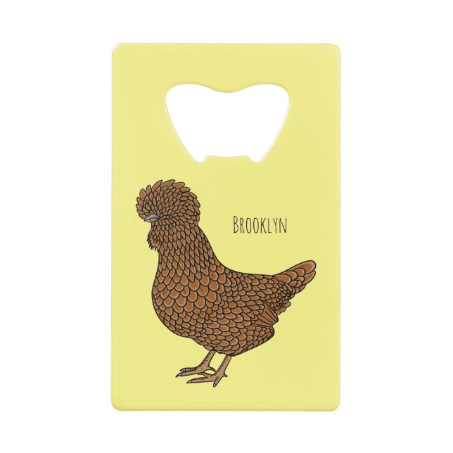 Chamois polish chicken cartoon illustration (Front)