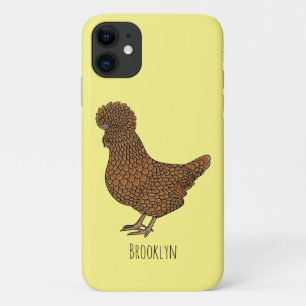 Chamois polish chicken cartoon illustration iPhone 11 case