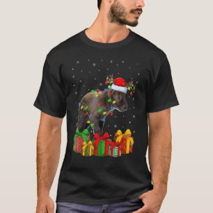Chamois   Xmas Holiday Santa Chamois Christmas Tre T-Shirt