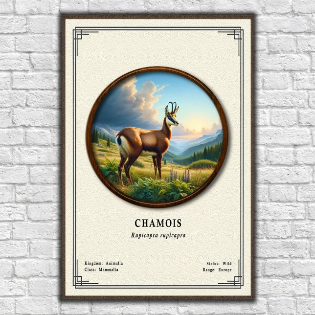 Chamois Zoology Series Poster (Creator Uploaded)