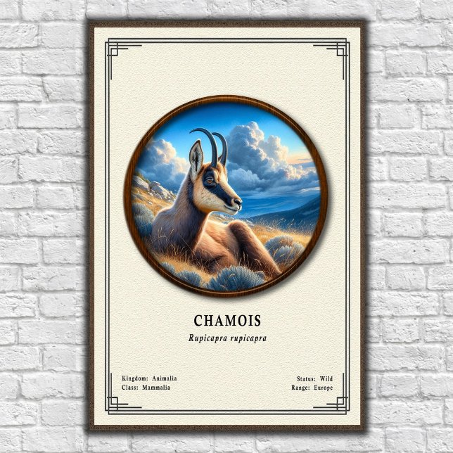 Chamois Zoology Series Poster (Creator Uploaded)