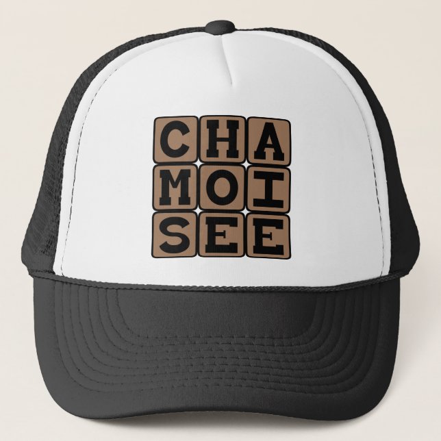 Chamoisee, Colour Trucker Hat (Front)