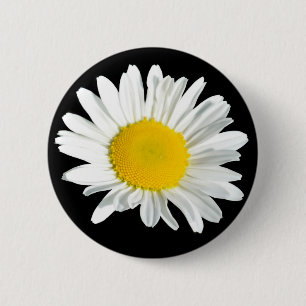 Chamomile 6 Cm Round Badge