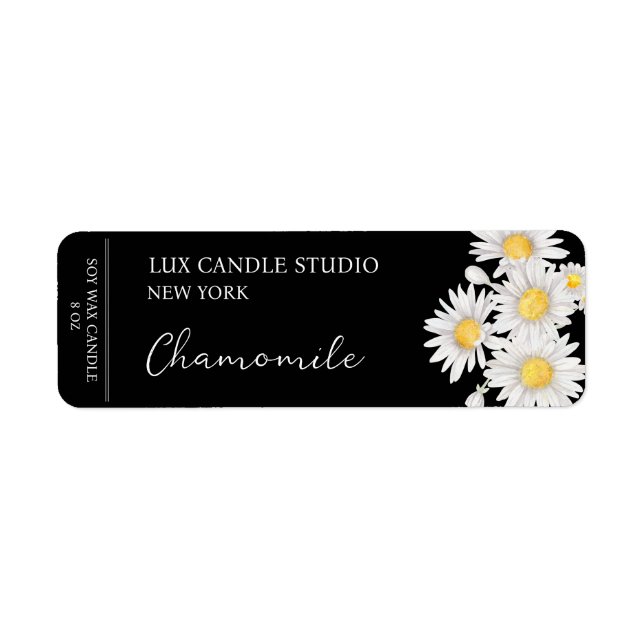 Chamomile Candle Label (Front)