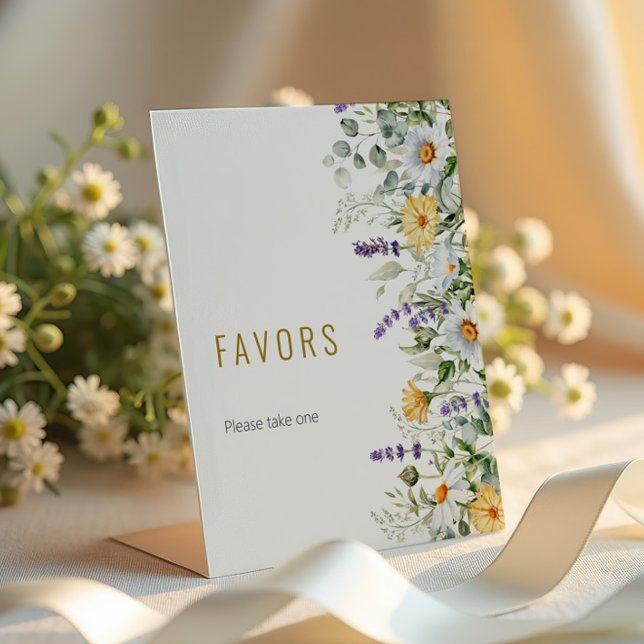 Chamomile & Eucalyptus Favours Sign (Creator Uploaded)