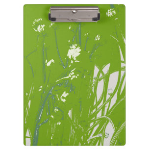 chamomile field green clipboard