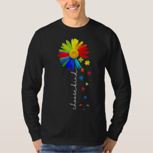 Chamomile Flowers Autism Awareness T T-Shirt