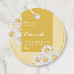 Chamomile Herbal Tea Business Tag