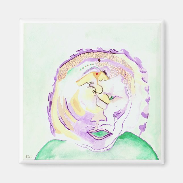 Chamomile & Lockwood Magnet (Front)