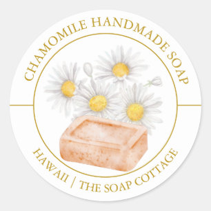 Chamomile Soap label