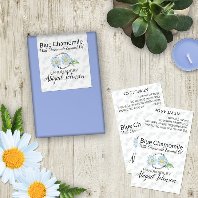Chamomile Soap Labels 🧼 for Artisan Soap Products (Chamomile Soap Labels 🧼 for Artisan Soap Products)